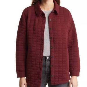 Madewell quilted shacket